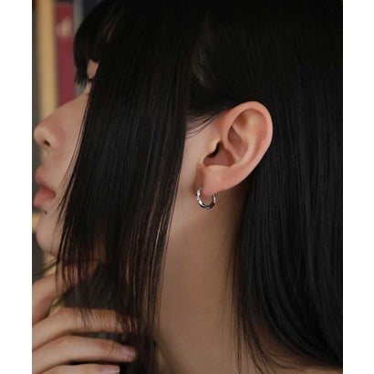 【限定展開】“LH-1”ツイストフープピアス/スペシャルパッケージ/サージカルステンレス（金属アレルギー対応） （シルバー）｜詳細画像