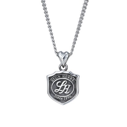 【限定展開】“LH-1”エンブレムネックレス/サージカルステンレス（金属アレルギー対応） （シルバー）｜詳細画像