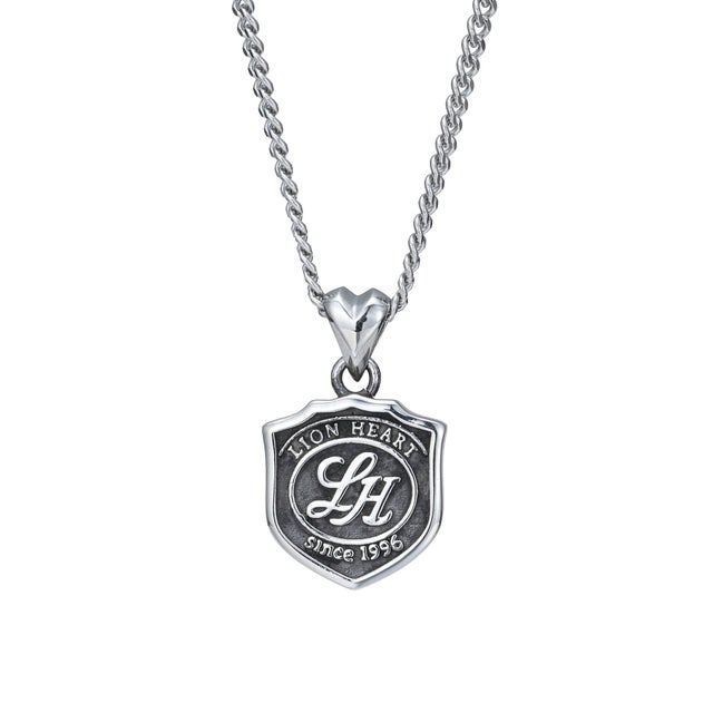 【限定展開】“LH-1”エンブレムネックレス/サージカルステンレス（金属アレルギー対応） （シルバー）