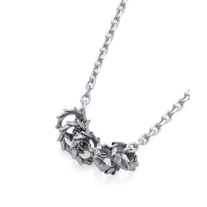 【限定展開】“LH-1”ファイブタテガミリングネックレス/サージカルステンレス（金属アレルギー対応） （シルバー）｜詳細画像