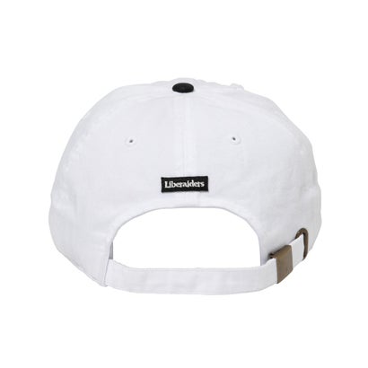 リベレイダース Liberaiders LBR ロゴ ダメージド キャップ（LBR LOGO DAMAGED CAP） （WHITE）｜詳細画像