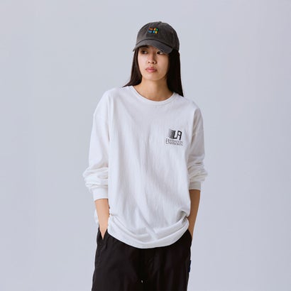 リベレイダース Liberaiders オーバーサイズ ロゴ ロングスリーブTシャツ（OS LOGO L/S TEE?） （WHITE）｜詳細画像