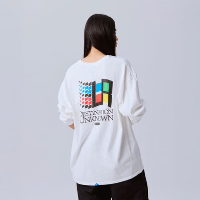 リベレイダース Liberaiders オーバーサイズ ロゴ ロングスリーブTシャツ（OS LOGO L/S TEE?） （WHITE）｜詳細画像