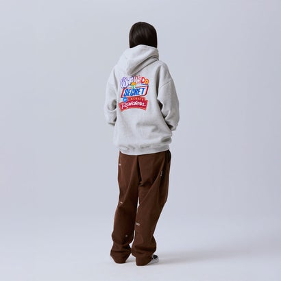 エンブロイダリー フーディ（EMBROIDERY HOODIE） （GRAY）｜詳細画像