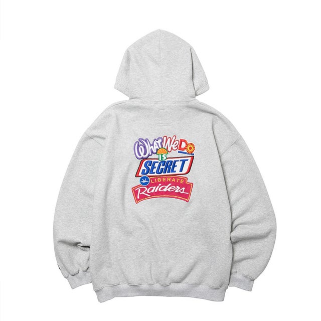 エンブロイダリー フーディ（EMBROIDERY HOODIE） （GRAY）