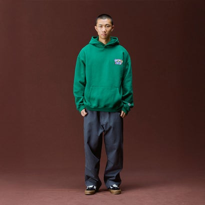 エンブロイダリー フーディ（EMBROIDERY HOODIE） （GREEN）｜詳細画像