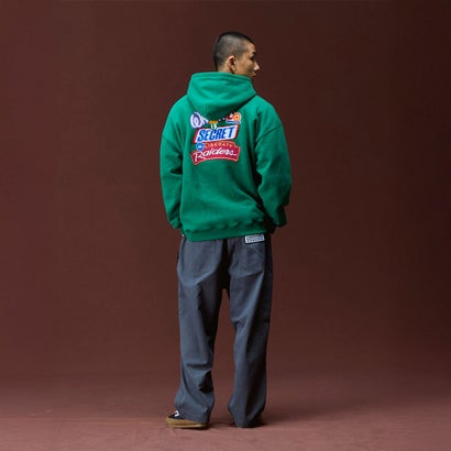 エンブロイダリー フーディ（EMBROIDERY HOODIE） （GREEN）｜詳細画像
