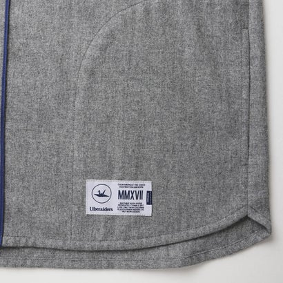 リベレイダース Liberaiders フランネル ベースボールシャツ（FLANNEL BASEBALL SHIRT） （GRAY）｜詳細画像