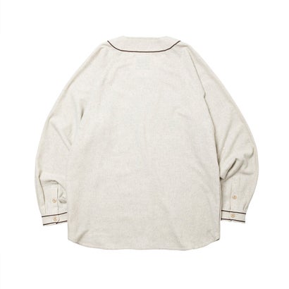 リベレイダース Liberaiders フランネル ベースボールシャツ（FLANNEL BASEBALL SHIRT） （WHITE）｜詳細画像