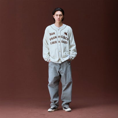リベレイダース Liberaiders フランネル ベースボールシャツ（FLANNEL BASEBALL SHIRT） （WHITE）｜詳細画像