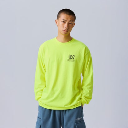 リベレイダース Liberaiders オーバーサイズ ロゴ ロングスリーブTシャツ（OS LOGO L/S TEE?） （LIME）｜詳細画像