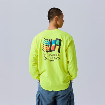 リベレイダース Liberaiders オーバーサイズ ロゴ ロングスリーブTシャツ（OS LOGO L/S TEE?） （LIME）｜詳細画像