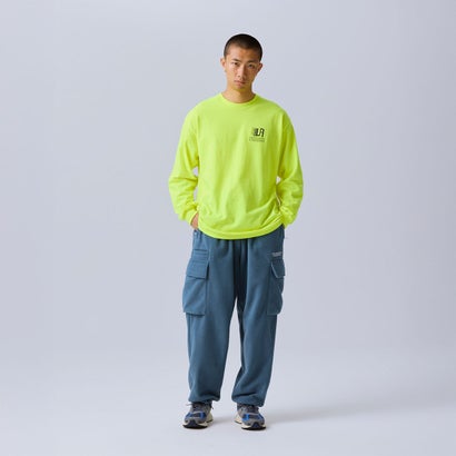 リベレイダース Liberaiders オーバーサイズ ロゴ ロングスリーブTシャツ（OS LOGO L/S TEE?） （LIME）｜詳細画像