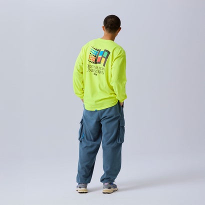 リベレイダース Liberaiders オーバーサイズ ロゴ ロングスリーブTシャツ（OS LOGO L/S TEE?） （LIME）｜詳細画像