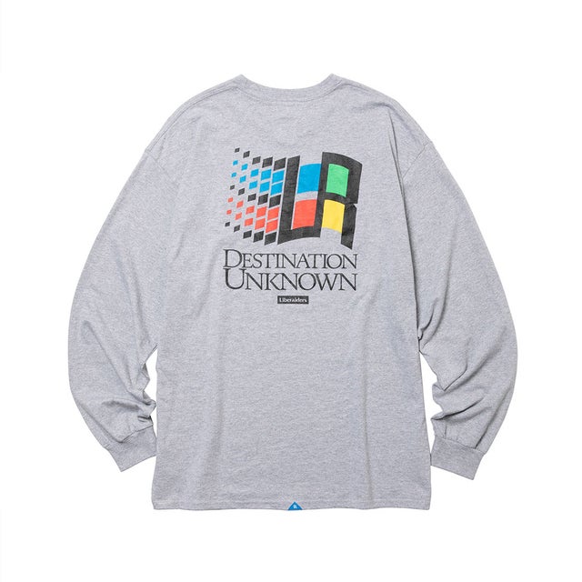 オーバーサイズ ロゴ ロングスリーブTシャツ（OS LOGO L/S TEE?） （GRAY）