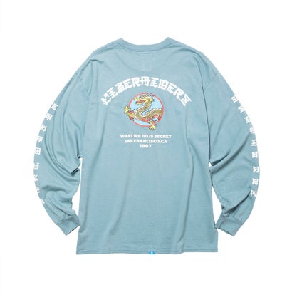 リベレイダース Liberaiders ドラゴン ロングスリーブTシャツ（DRAGON L/S TEE） （BLUE）｜詳細画像