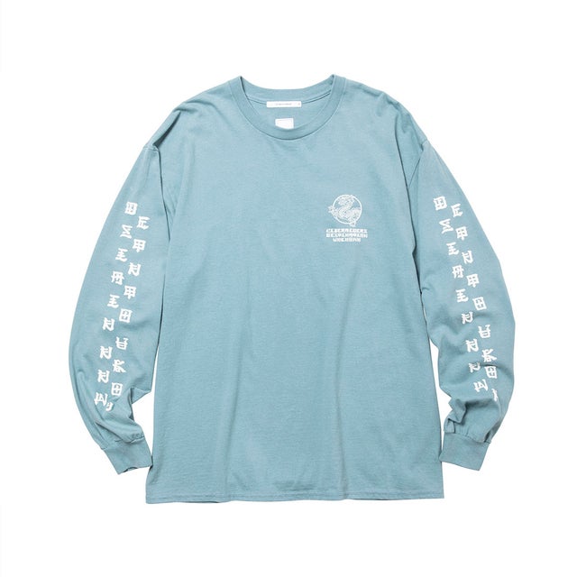 ドラゴン ロングスリーブTシャツ（DRAGON L/S TEE） （BLUE）