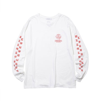 リベレイダース Liberaiders ドラゴン ロングスリーブTシャツ（DRAGON L/S TEE） （WHITE）｜詳細画像