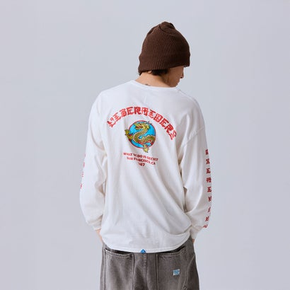 リベレイダース Liberaiders ドラゴン ロングスリーブTシャツ（DRAGON L/S TEE） （WHITE）｜詳細画像