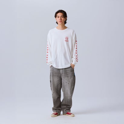 リベレイダース Liberaiders ドラゴン ロングスリーブTシャツ（DRAGON L/S TEE） （WHITE）｜詳細画像