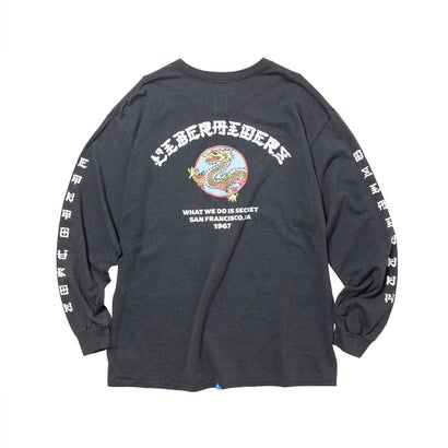 リベレイダース Liberaiders ドラゴン ロングスリーブTシャツ（DRAGON L/S TEE） （BLACK）｜詳細画像