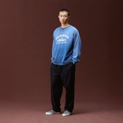 T/C サルエル チノパンツ（T/C SARROUEL CHINO PANTS） （BLACK）｜詳細画像