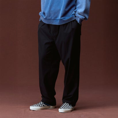 T/C サルエル チノパンツ（T/C SARROUEL CHINO PANTS） （BLACK）｜詳細画像