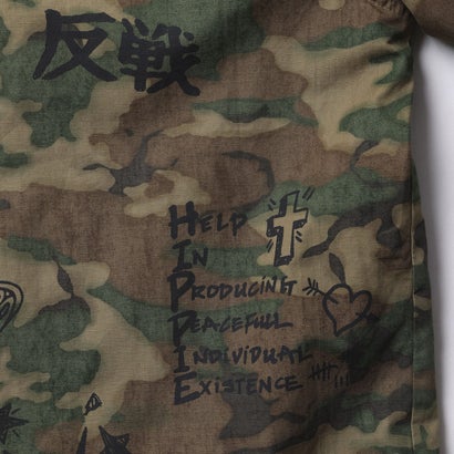 リベレイダース Liberaiders ハンドライティング カモ コーチ ジャケット（HANDWRITING CAMO COACH JACKET） （CAM）｜詳細画像