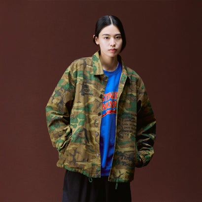リベレイダース Liberaiders ハンドライティング カモ コーチ ジャケット（HANDWRITING CAMO COACH JACKET） （CAM）｜詳細画像