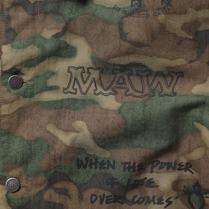 リベレイダース Liberaiders ハンドライティング カモ コーチ ジャケット（HANDWRITING CAMO COACH JACKET） （CAM）｜詳細画像