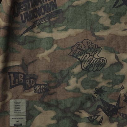リベレイダース Liberaiders ハンドライティング カモ コーチ ジャケット（HANDWRITING CAMO COACH JACKET） （CAM）｜詳細画像