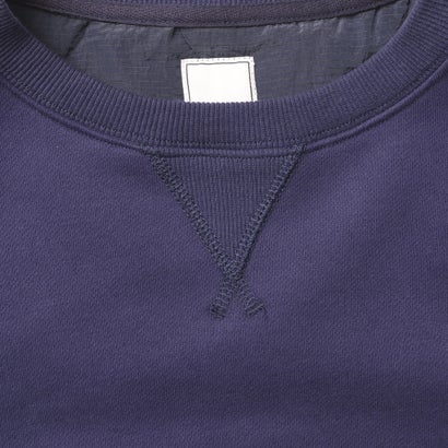リベレイダース Liberaiders コットン フリース キルテッド クルーネック（COTTON FLEECE QUILTED CREWNECK） （NAVY）｜詳細画像