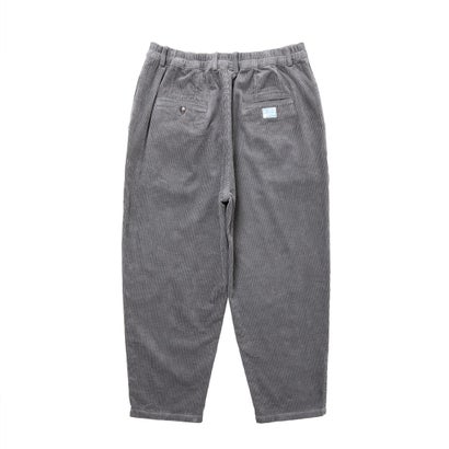 コーデュロイ テーパード スラックス（CORDUROY TAPERED SLACKS） （CHACOAL）｜詳細画像