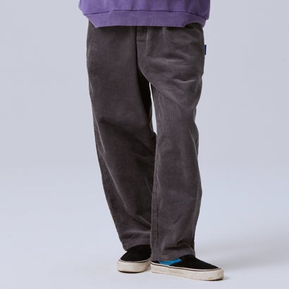 コーデュロイ テーパード スラックス（CORDUROY TAPERED SLACKS） （CHACOAL）｜詳細画像