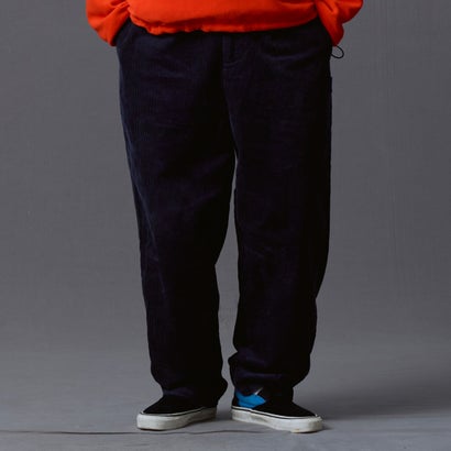 コーデュロイ テーパード スラックス（CORDUROY TAPERED SLACKS） （NAVY）｜詳細画像