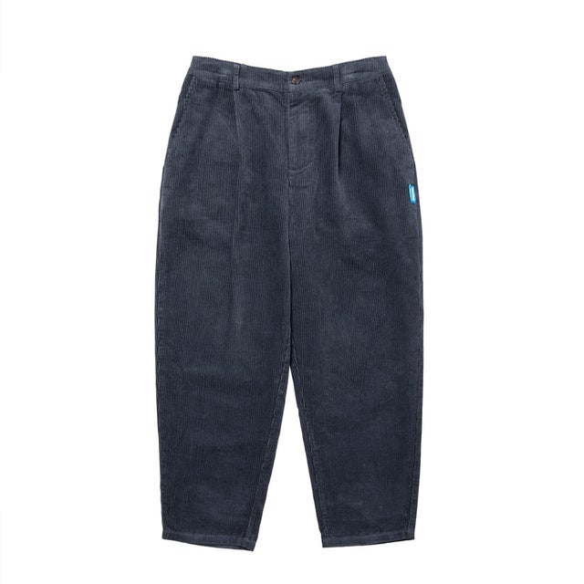 コーデュロイ テーパード スラックス（CORDUROY TAPERED SLACKS） （NAVY）