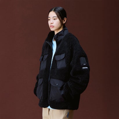 ユーティリティ パイル フリース ジップ ジャケット（UTILITY PILE FLEECE ZIP JACKET） （BLACK）｜詳細画像