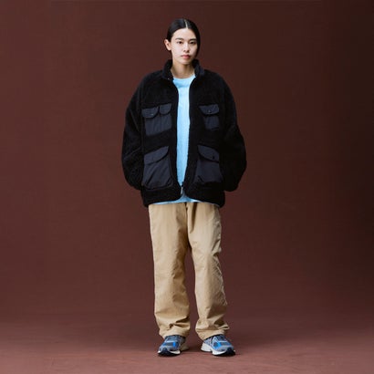 ユーティリティ パイル フリース ジップ ジャケット（UTILITY PILE FLEECE ZIP JACKET） （BLACK）｜詳細画像