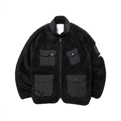 ユーティリティ パイル フリース ジップ ジャケット（UTILITY PILE FLEECE ZIP JACKET） （BLACK）｜詳細画像