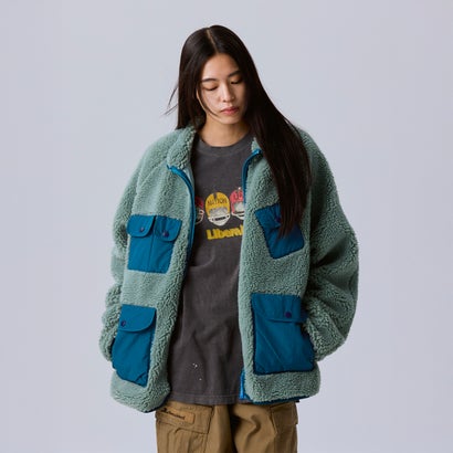 ユーティリティ パイル フリース ジップ ジャケット（UTILITY PILE FLEECE ZIP JACKET） （BLUE）｜詳細画像