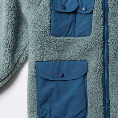 ユーティリティ パイル フリース ジップ ジャケット（UTILITY PILE FLEECE ZIP JACKET） （BLUE）｜詳細画像