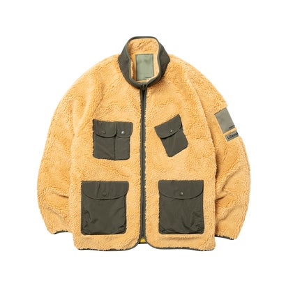 ユーティリティ パイル フリース ジップ ジャケット（UTILITY PILE FLEECE ZIP JACKET） （BEIGE）｜詳細画像