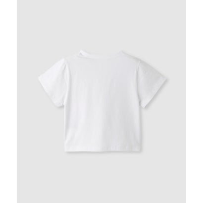 フロントロゴ クロップドTシャツ （ブラック）｜詳細画像
