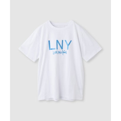 リトルニューヨーク Little New York グリッターロゴプリントTシャツ （ブラック）｜詳細画像