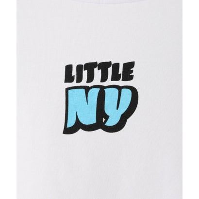 リトルニューヨーク Little New York フロントロゴ クロップドTシャツ （ホワイト）｜詳細画像