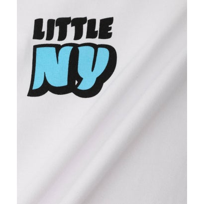 リトルニューヨーク Little New York フロントロゴ クロップドTシャツ （ホワイト）｜詳細画像