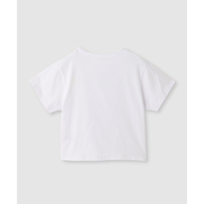 リトルニューヨーク Little New York フロントロゴ クロップドTシャツ （ブラック）｜詳細画像