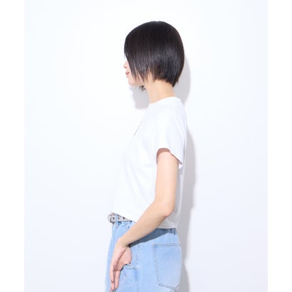 リトルニューヨーク Little New York フロントロゴ クロップドTシャツ （ブラック）｜詳細画像