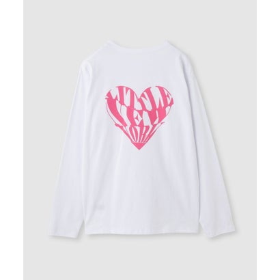 リトルニューヨーク Little New York ハートロゴ バックプリント長袖Tシャツ （ブラック）｜詳細画像