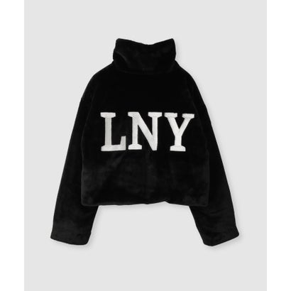 リトルニューヨーク Little New York ボリュームファーアウター バック刺しゅう （ホワイト）｜詳細画像